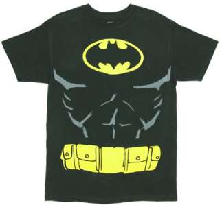 Batman Costume With Cape   DC Comics T shirt  