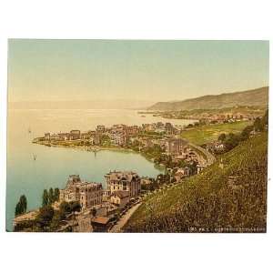   of Montreux, and Clarens, Geneva Lake, Switzerland