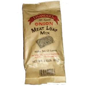 Lysanders All Natural Onion Meat Loaf Mix  Grocery 