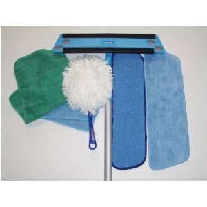  Microfiber Dust and Mop Premier Cleaning Kit Beauty