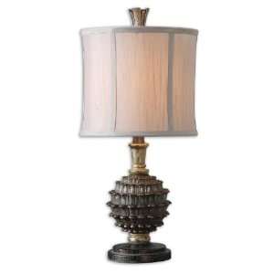  Clemente Lamp   Set of 2 by Uttermost   Heavily Burnished 