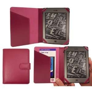iTALKonline PadWear PINK Executive BOOK Wallet Case Cover Shield Slot 