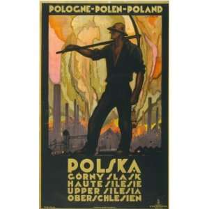    1929 poster Polska   Grny Slask / S. Norblin.