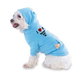  I Love/Heart Australian Cattle Dog Hooded (Hoody) T Shirt 