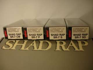 VINTAGE ~ RAPALA SHAD RAP ~ COLLECTIBLE BOXED SET ~ 4 COLORS ~ OLD 