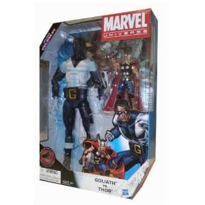  Marvel Universe Black Goliath VS Robot Thor Toys & Games