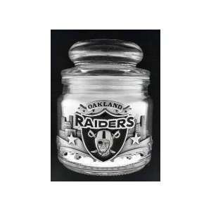  Oakland Raiders Glass Candle *SALE*