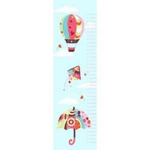  In the Sky Growth Chart Wall Decal