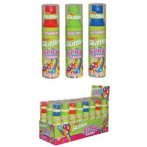Skittles Sour Candy Spray: 24 Count: Grocery & Gourmet Food