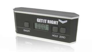 This digital angle measuring tool can be used in a wide variety of 