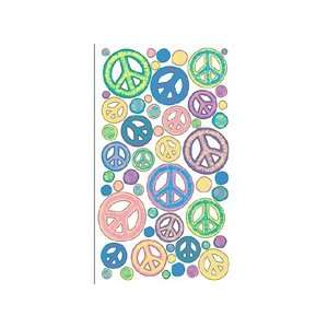  Sticko Sketchy Peace Signs Stickers: Arts, Crafts & Sewing