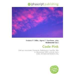  Code Pink (9786134032247) Books