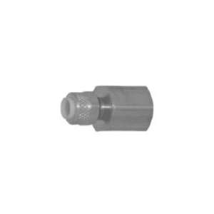 Poly Tube Fitting 057: Female Connector (Brass), 1/4 Tube 