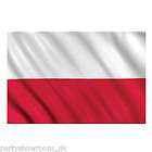 5ft Sports POLAND Party Large Polish National Fabric Flag