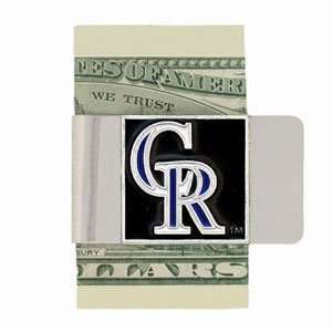  Large MLB Money Clip   Colorado Rockies: Sports & Outdoors