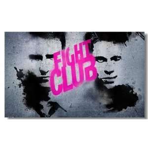  Fight Club silk fabric poster 21x13: Everything Else