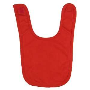  Infant Baby Velcro Bib   Red Case Pack 12 