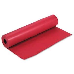   Colored Kraft Paper, Smooth Duo Finish, 36 x 1000 Roll, Scarlet