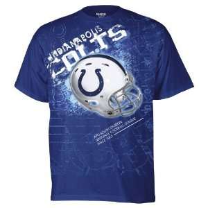   Reebok Mens Indianapolis Colts Helmitude T shirt: Sports & Outdoors