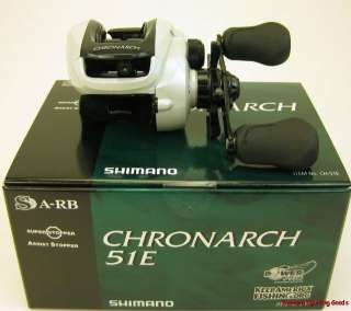 SHIMANO CHRONARCH CH51E BAITCAST REEL LEFT HAND 022255144834  