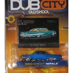  Jada Dub City 1:64 1960 Chevy Impala BLUE: Toys & Games