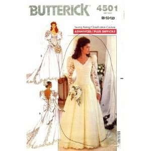   Brides Bridal Wedding Dress Gown Size 8   12: Arts, Crafts & Sewing