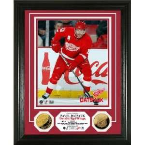  Pavel Datsyuk Detroit Red Wings 24KT Gold Coin Photo Mint 