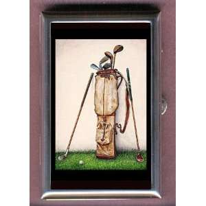  Golf Bag and Clubs Great Image Coin, Mint or Pill Box Made in USA 