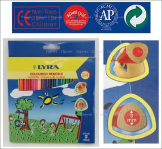 LYRA Color Pencils 24 Artistsart paint draw drawing colouring Children 