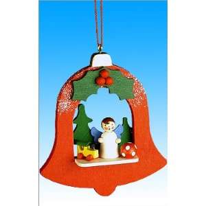  Ulbricht ornament   Angel with toys in Red Bell