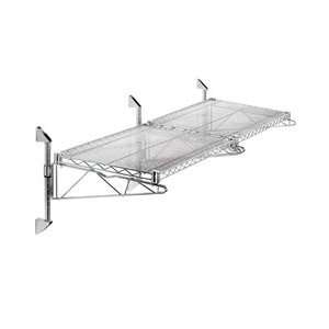  of your wall mounted shelves with this add on kit. Includes wall 