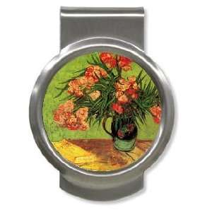   Oleanders and Books By Vincent Van Gogh Money Clip