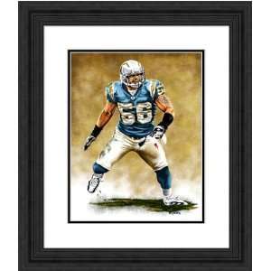 Framed Small Shawne Merriman San Diego Chargers Giclee 