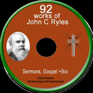 John C Ryles Collection 4 Gospels 87 Sermons (ebook CD)  