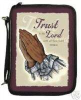 Trust In The Lord Verse Bible Cover 8 x 11 African Am 796038780402 