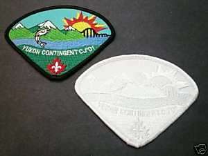 2001 Canada Scout Jamboree Yukon Cont & GHOST Patch SET  