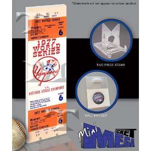   New York Yankees 1977 World Series Mini Mega Ticket