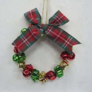  Country Living Vintage Christmas Metal Jingle Bell Wreath 