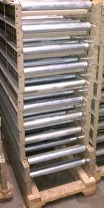   NEW 21 W x10 L MATHEWS GRAVITY ROLLER CONVEYORS (10 sections)  