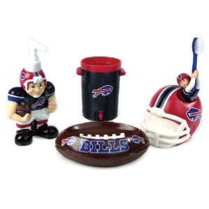    NFL Buffalo Bills Football 5 Piece Bathroom Set