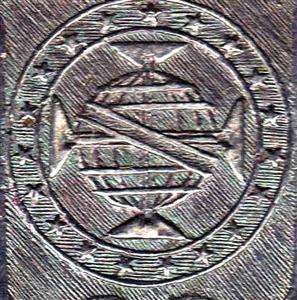 Brazil 1000 Reis 1859 Silver Coin  
