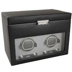   Double Watch Winder with Cover, Storage and Travel Case Watches