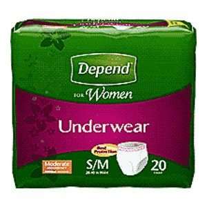 Kimberly Clark Depend Extra Absorbency Women Underwear Small/Medium 