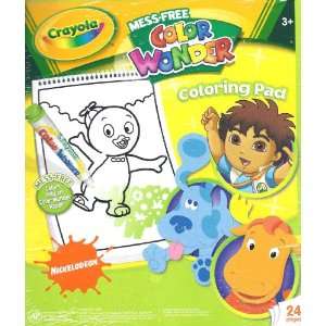  Crayola Nickelodeon Color Wonder Coloring Pad: Toys 