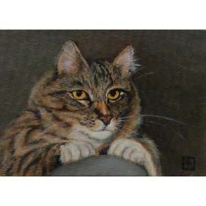  Original Oil Painting: A Cat May Look at a King: Home 