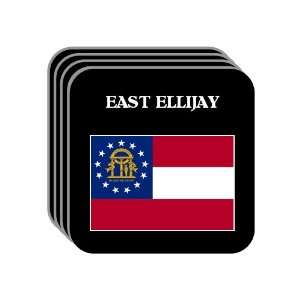  US State Flag   EAST ELLIJAY, Georgia (GA) Set of 4 Mini 