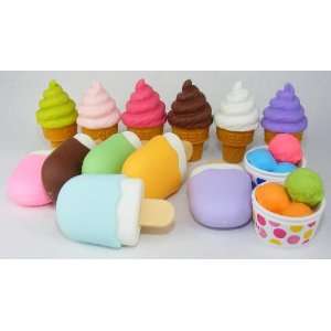   with Yellow Cone and Dark Pink Ice Cream from Iwako Toys & Games