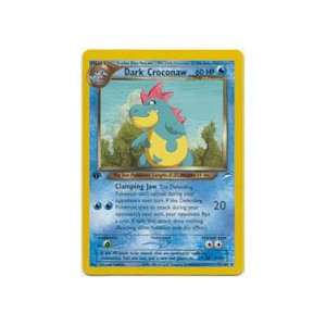    Pokemon Single Card Uncommon Dark Croconaw 32/105: Toys & Games