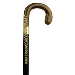  Harvy Ladies Crook with Gold Chain   Assorted Colors Cane 