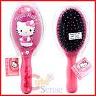 Sanrio Hello kitty Hair Brush Pink Flowers Hair Acces